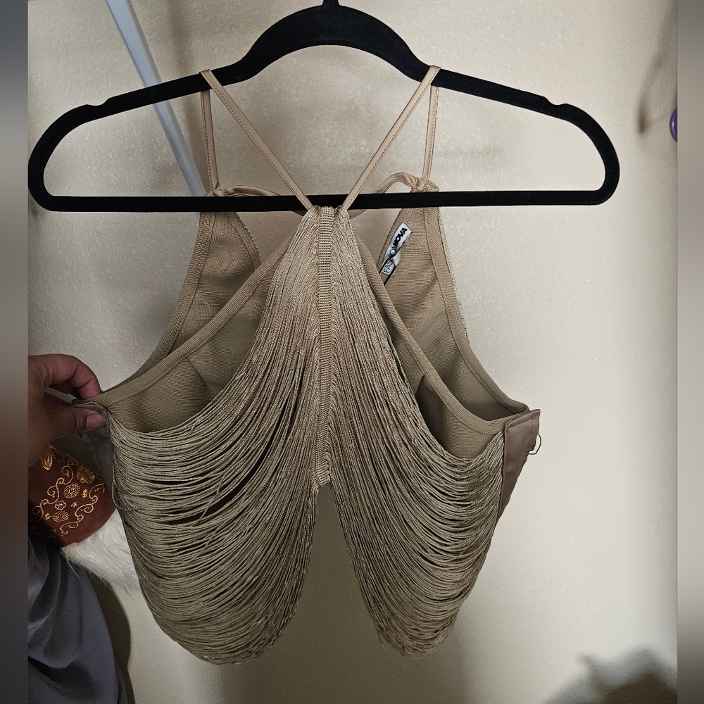 Fashion Nova Fringe Tank Top